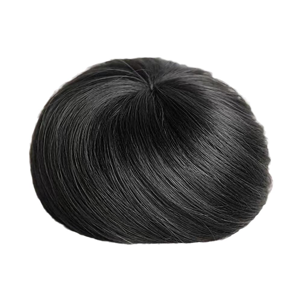 thumbnail image 5 of Ruifaya Bolsa para peluca con forma de media bola, lazo de pelo simulado, accesorios para el cabello esponjosos, U5, 5 of 7