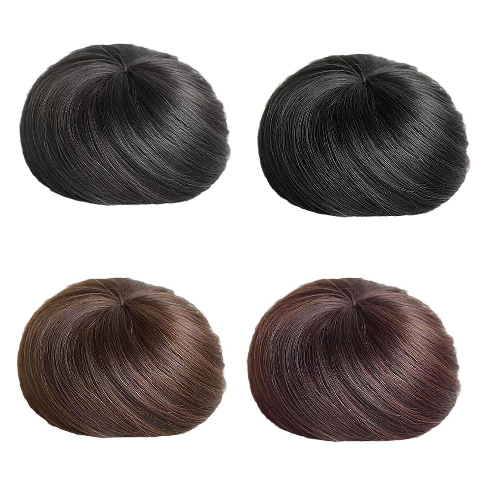 thumbnail image 2 of Ruifaya Bolsa para peluca con forma de media bola, lazo de pelo simulado, accesorios para el cabello esponjosos, U5, 2 of 7