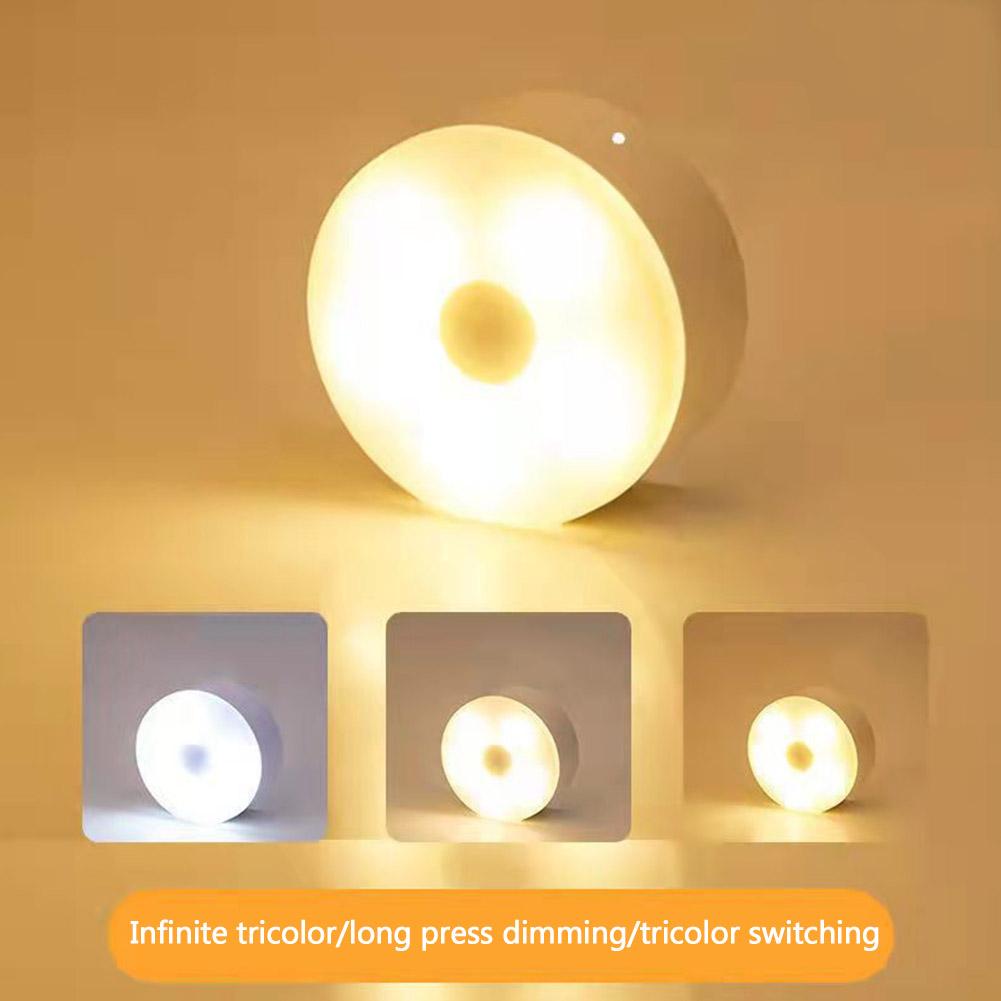 thumbnail image 3 of Wartleves Lámpara LED con botón pulsador, recargable por USB, inalámbrica, para armario de pared GX La Night, 3 of 7