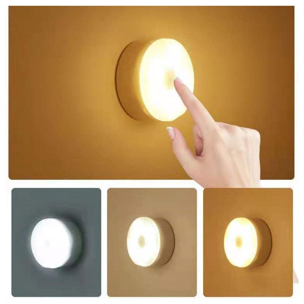 thumbnail image 2 of Wartleves Lámpara LED con botón pulsador, recargable por USB, inalámbrica, para armario de pared GX La Night, 2 of 7