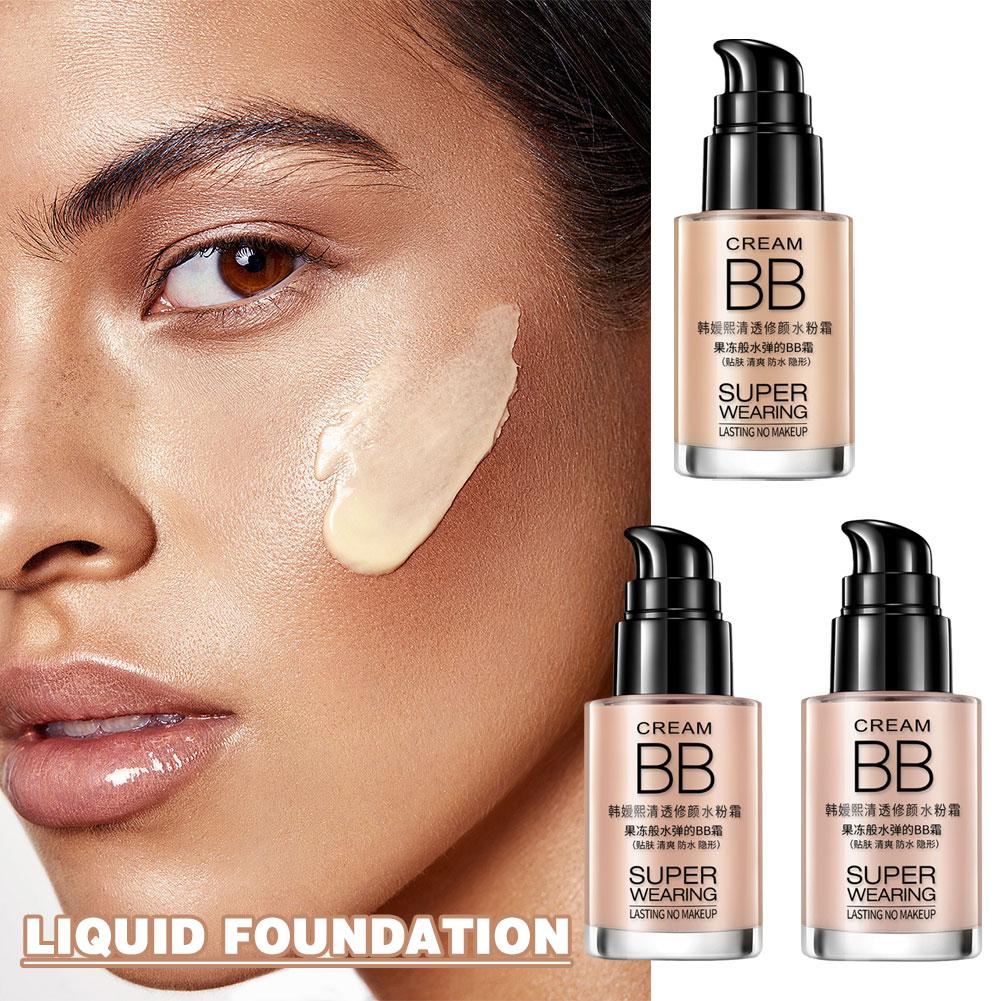 thumbnail image 3 of SGACAI Base de maquillaje líquida hidratante resistente al agua y blanqueadora BB Cream Brighten Base, 3 of 7