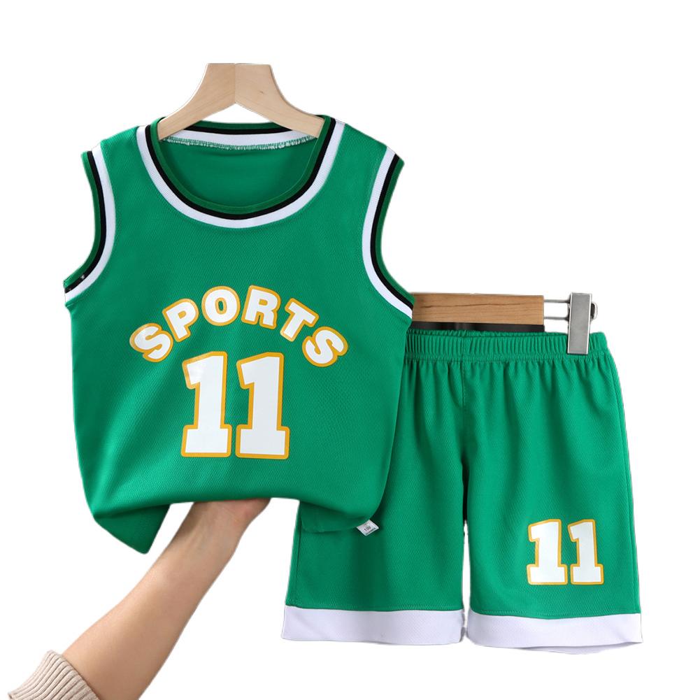 thumbnail image 4 of Wartleves Camiseta de baloncesto para niños y niñas, ropa para adolescentes, camiseta, camisola, chándal, pantalones cortos, I5 ⭐\, 4 of 7