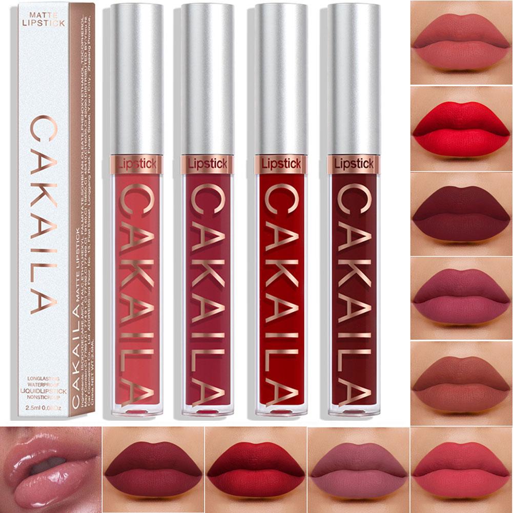 thumbnail image 3 of SGACAI Lápiz labial mate brillo de labios de larga duración aterciopelado brillo de labios mujeres y niñas, 3 of 7