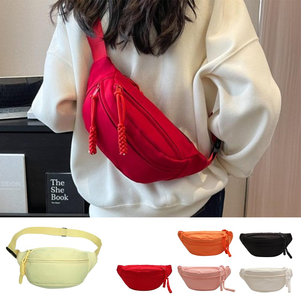 thumbnail image 2 of Wartleves Riñonera para hombre y mujer, bolso bandolera tipo bandolera, Q1 Trav, 2 of 7