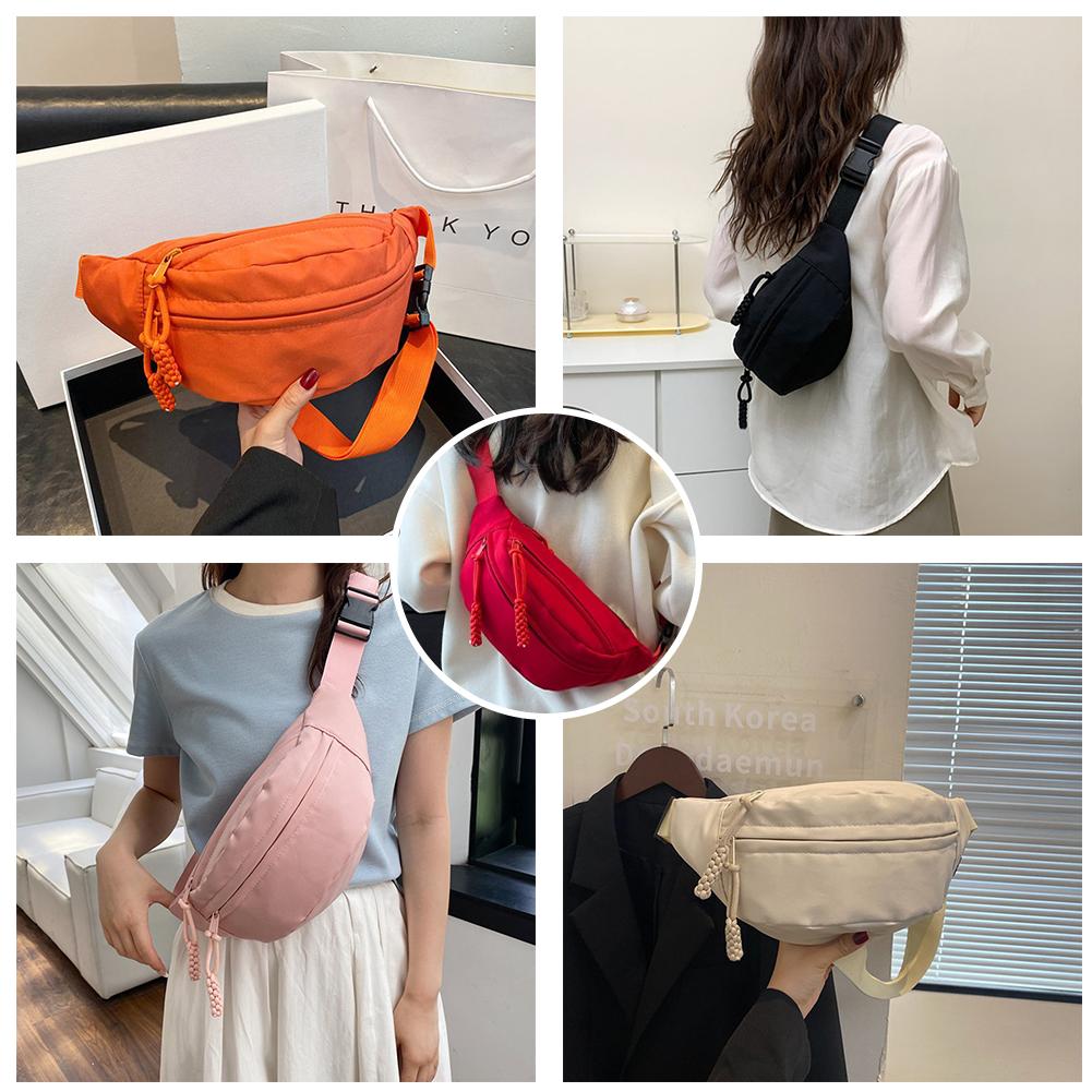 thumbnail image 4 of Wartleves Riñonera para hombre y mujer, bolso bandolera tipo bandolera, Q1 Trav, 4 of 7