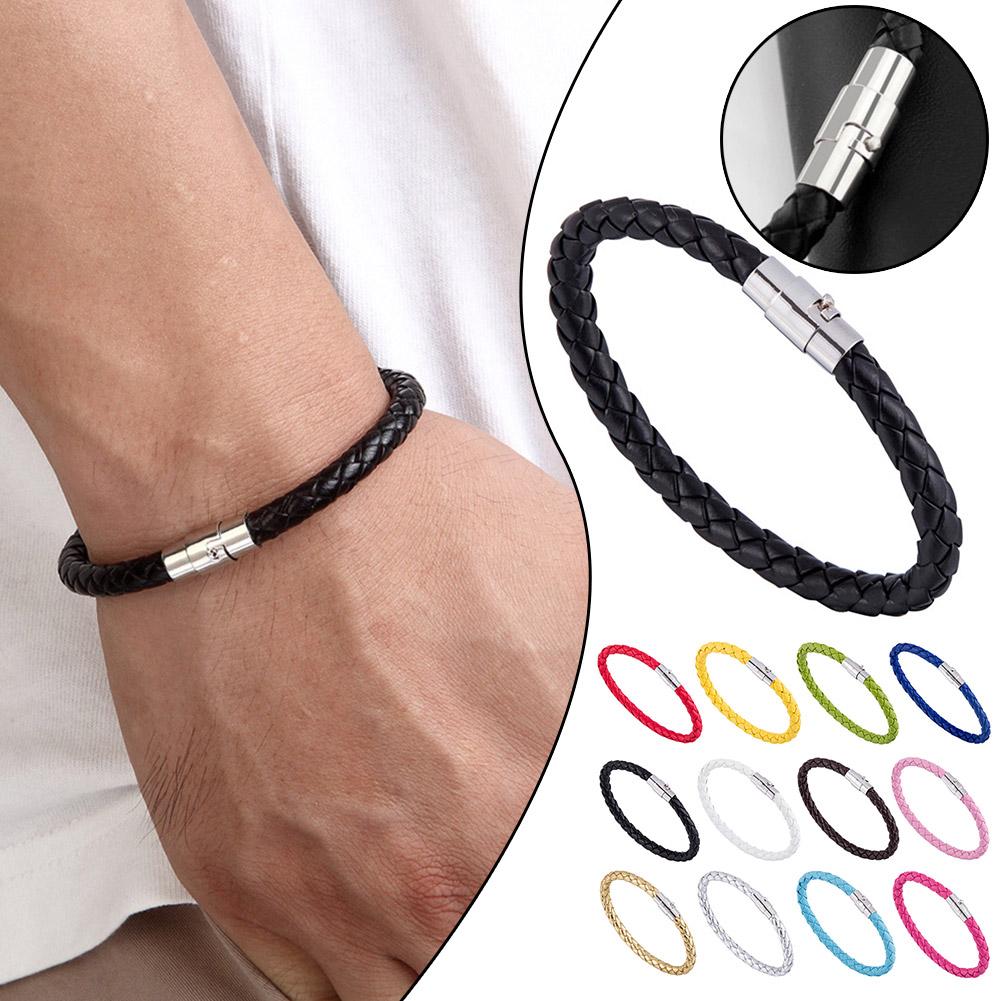 thumbnail image 2 of Ruifaya Conjuntos de pulseras de pareja Panova Conjunto de pulseras de pareja, cierre magnético trenzado❀, 2 of 7