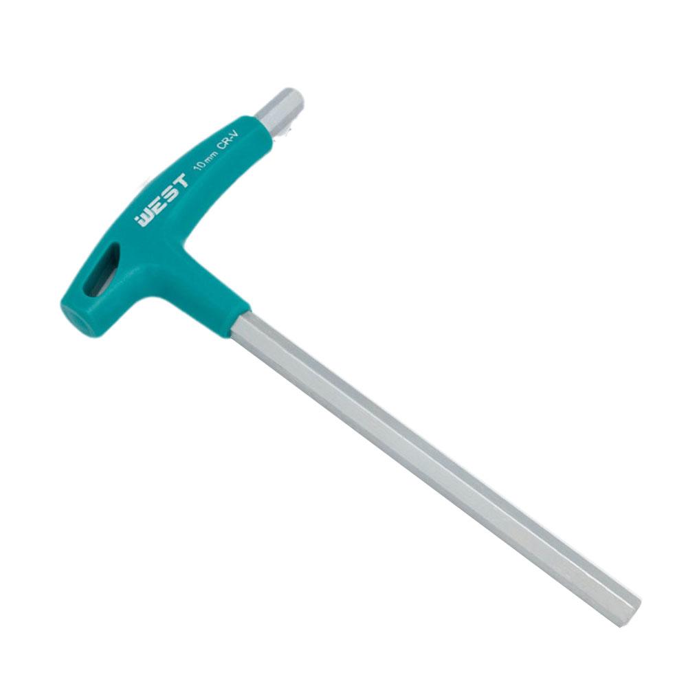 thumbnail image 4 of Wartleves Destornillador con llave Allen hexagonal con mango en T, herramienta de destornillador de 2 a 10 mm, llaves profesionales n.º 0, 4 of 7