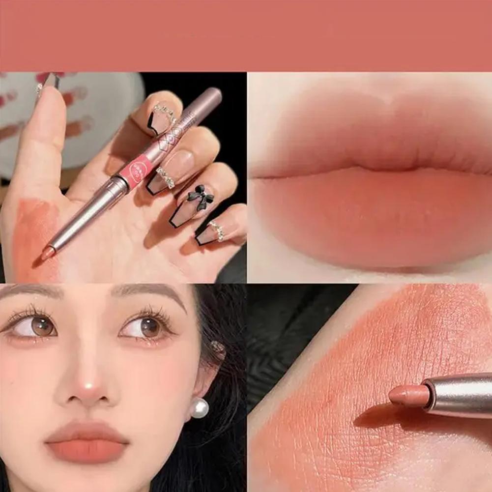 thumbnail image 4 of Wartleves Lápiz labial de lote pequeño de delineador de labios giratorio automático de larga duración 2024, 4 of 7