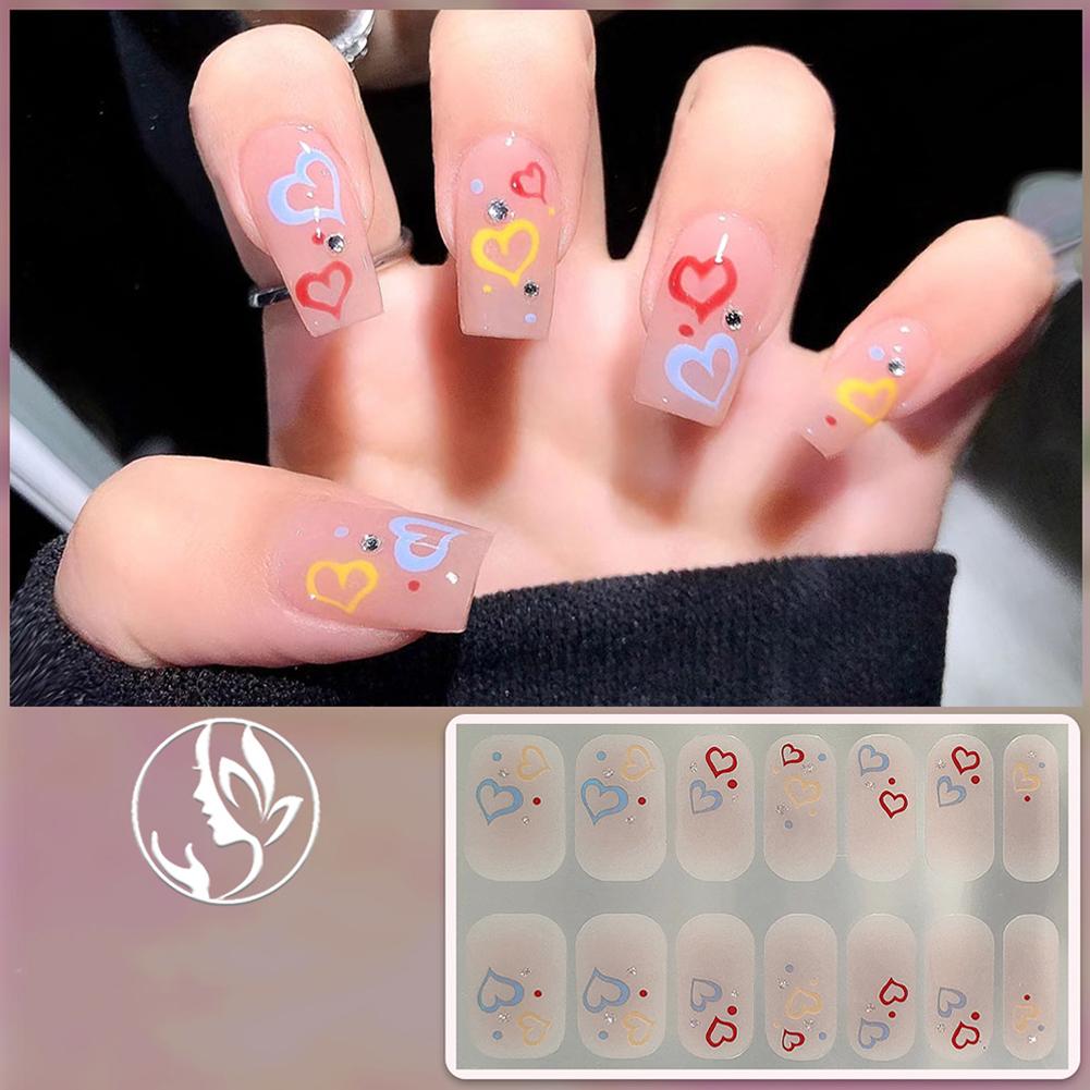 thumbnail image 5 of Ruifaya Calcomanía para uñas con diseño de flores, extraíble, resistente al agua, Hot S0, 5 of 7