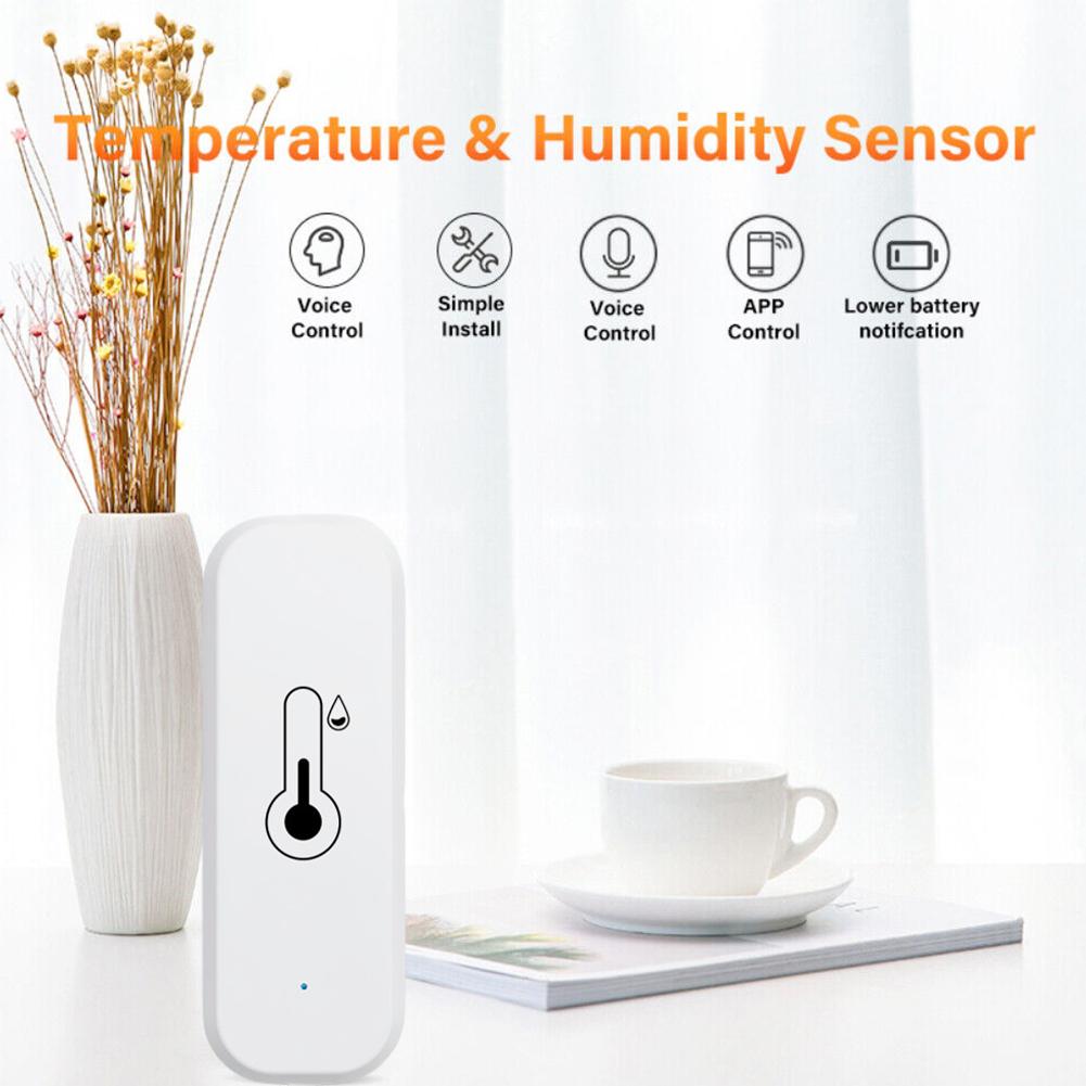 thumbnail image 4 of Ruifaya Para Alexa Tuya Smart Wifi/ZigBee Sensor de temperatura y humedad Monitor Caliente, 4 of 7