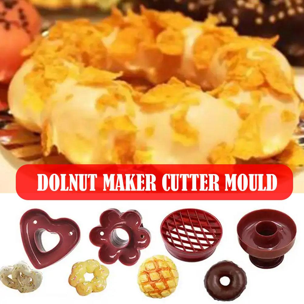 thumbnail image 4 of SGACAI Molde cortador para hacer donas, postres, repostería, donas, galletas, molde, herramienta para hacer pasteles, 4 of 7