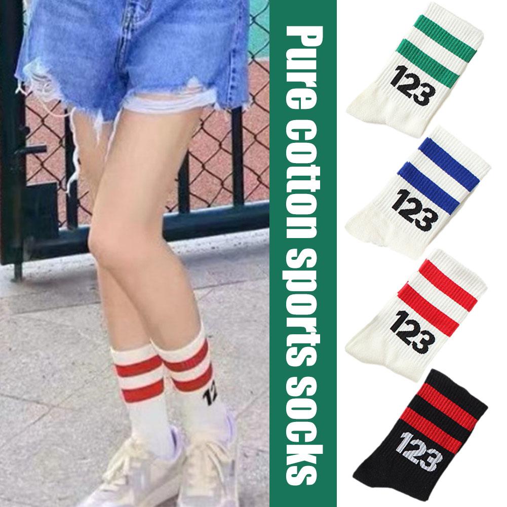 thumbnail image 2 of Ruifaya 5 pares de calcetines deportivos de algodón para hombre y mujer numerados 123 Hot O7, 2 of 7