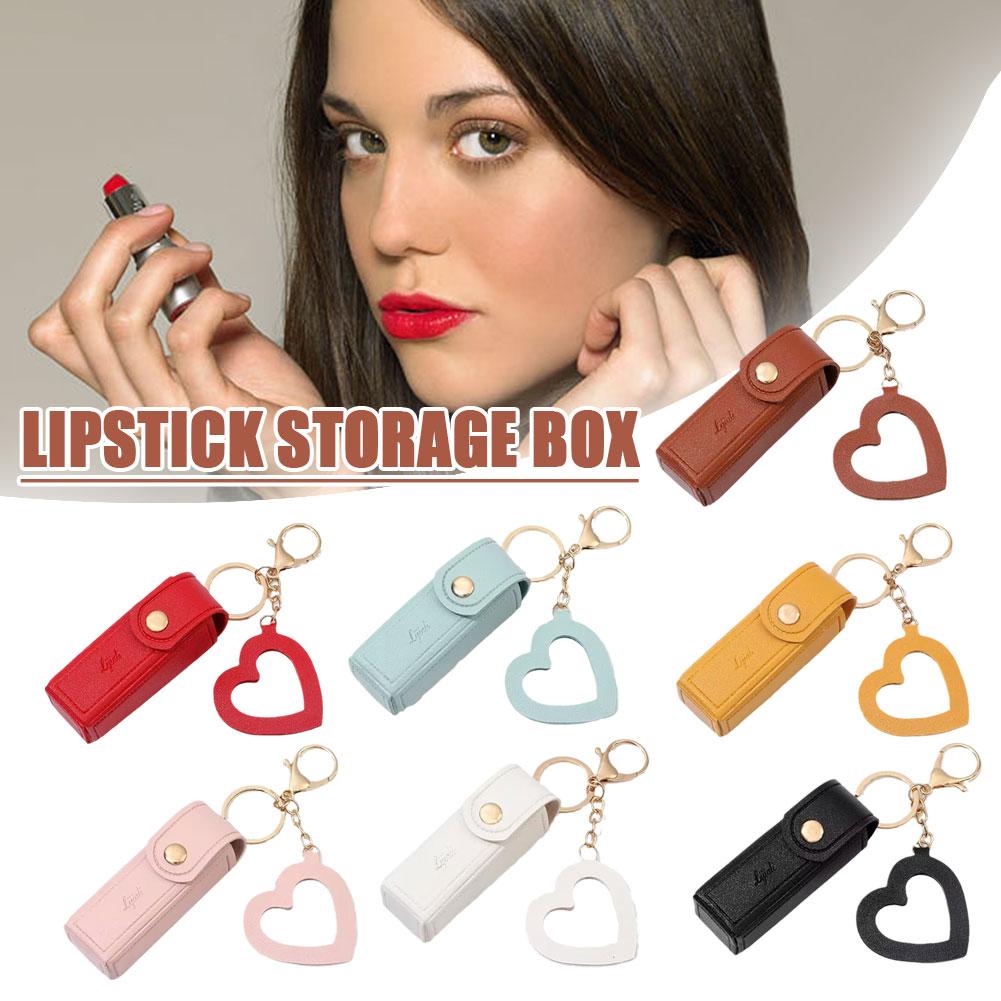 thumbnail image 5 of SGACAI Llavero con soporte para pintalabios, estuche portátil para bálsamo labial, llavero para mujer, Reino Unido, 5 of 7