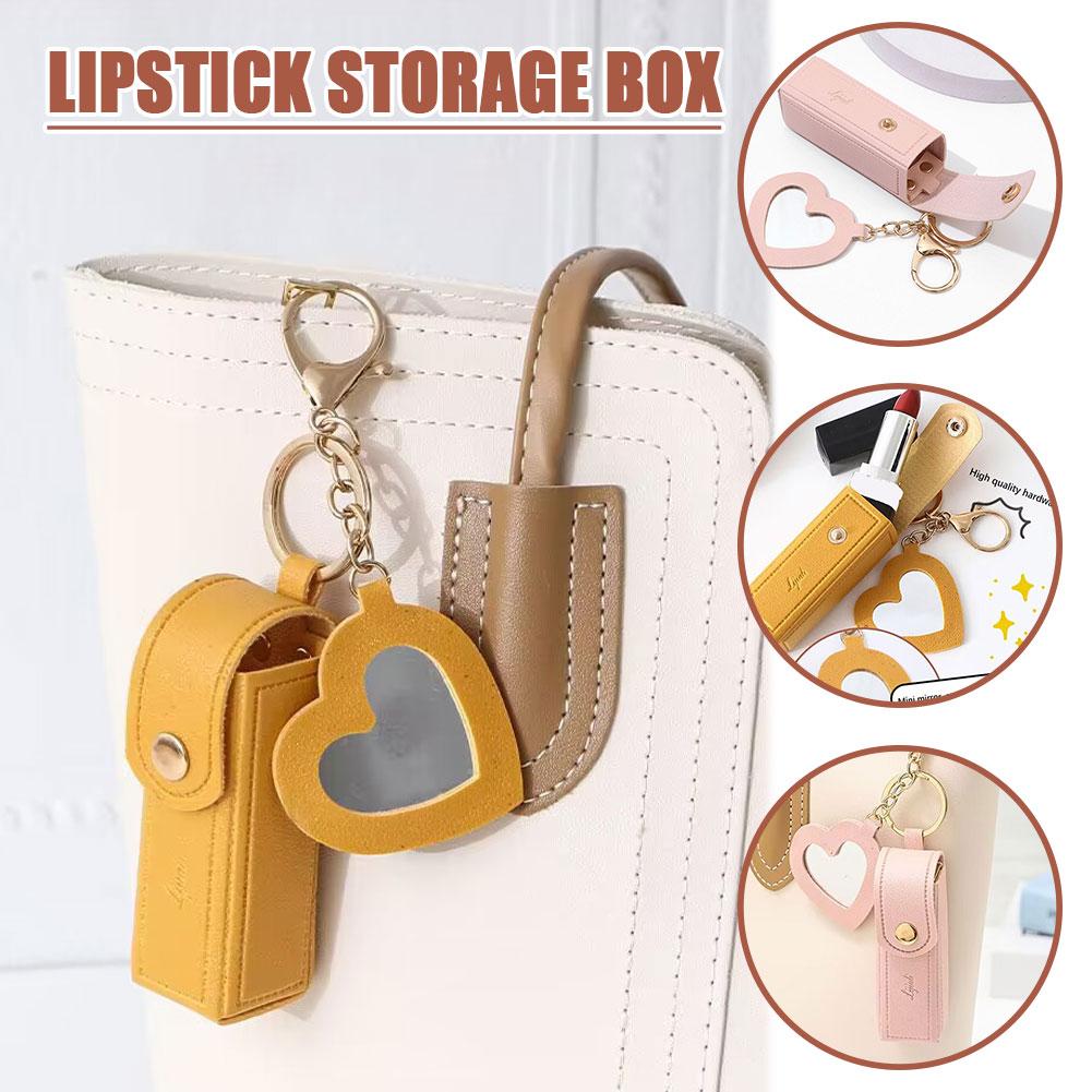 thumbnail image 4 of SGACAI Llavero con soporte para pintalabios, estuche portátil para bálsamo labial, llavero para mujer, Reino Unido, 4 of 7