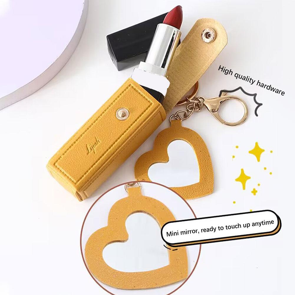 thumbnail image 2 of SGACAI Llavero con soporte para pintalabios, estuche portátil para bálsamo labial, llavero para mujer, Reino Unido, 2 of 7