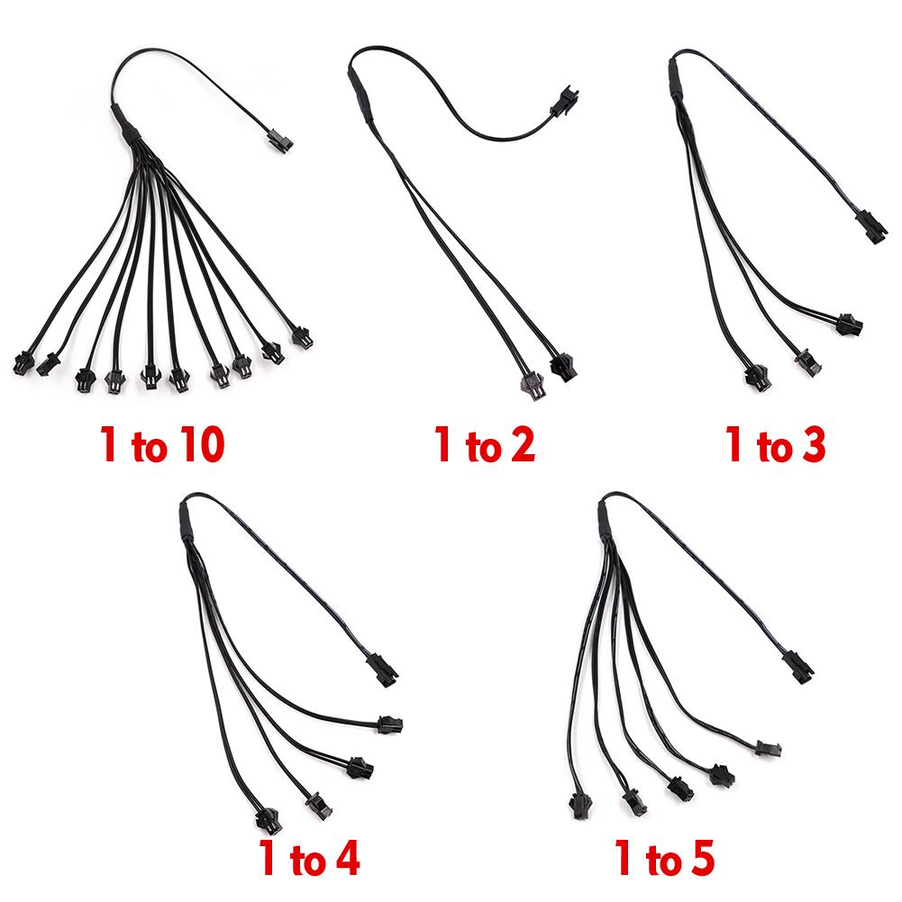 thumbnail image 2 of Wartleves Controlador USB de alimentación de cable EL de neón para inversor de cable EL de 1 a 10 m, 2 of 7