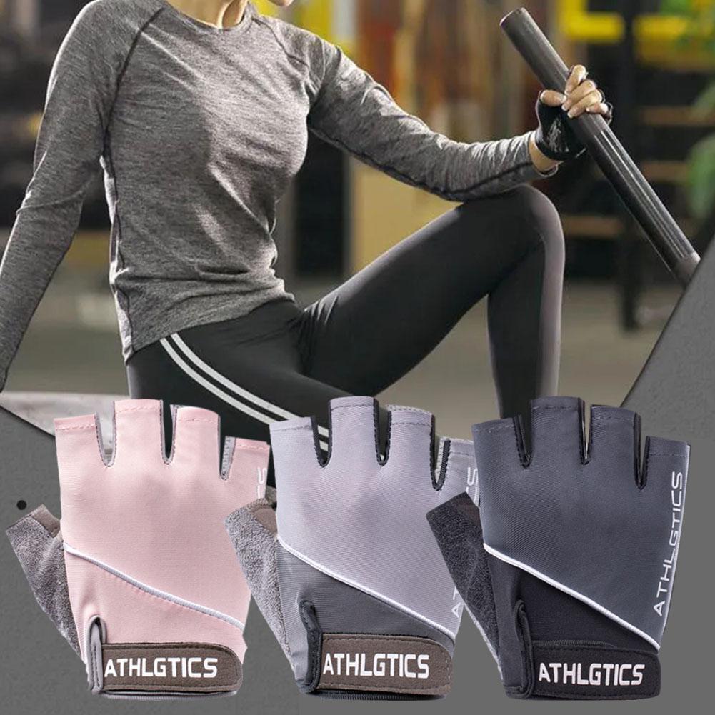 thumbnail image 2 of Wartleves 1 par de guantes de entrenamiento de musculación para gimnasio, antideslizantes, M5R3, 2 of 7