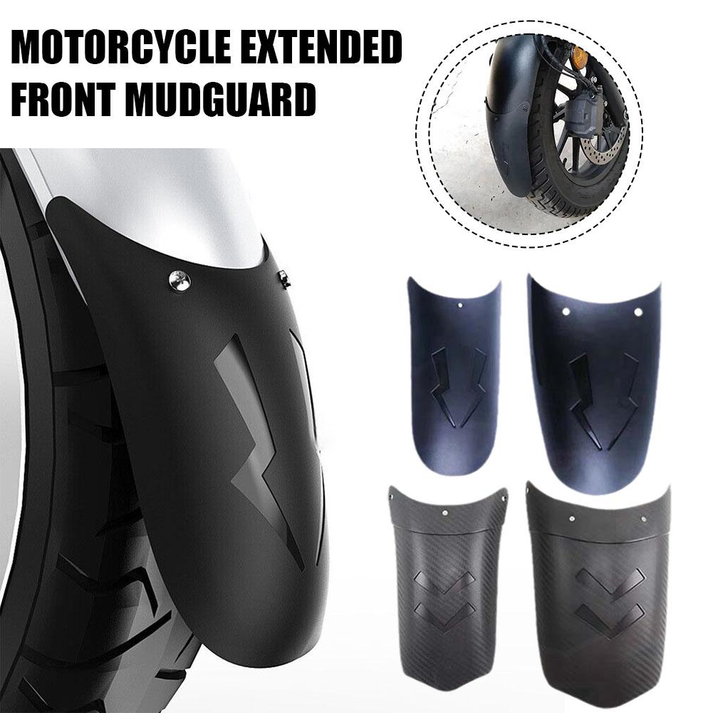 thumbnail image 3 of Ruifaya Pulunto 1 pieza de guardabarros delantero extendido para motocicleta, piel impermeable, protector de rueda trasera y protector contra salpicaduras delantero para accesorios de motocicletas, 3 of 7