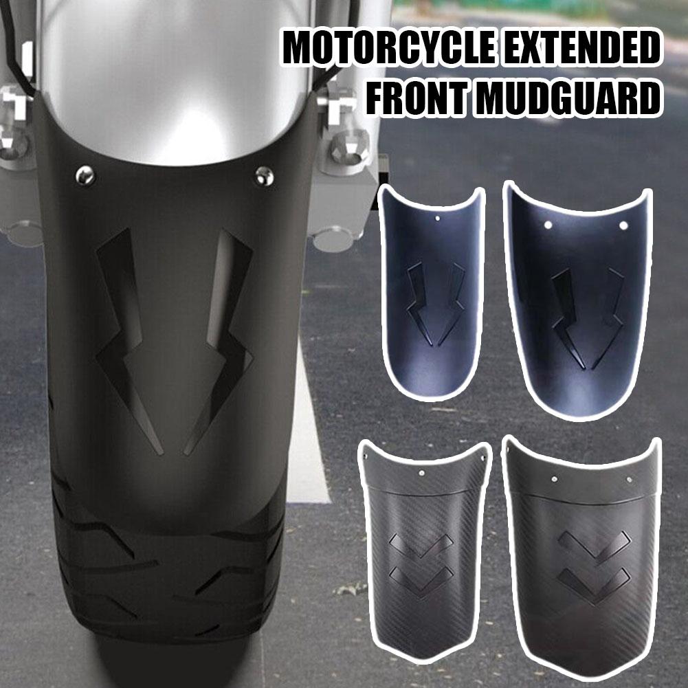 thumbnail image 2 of Ruifaya Pulunto 1 pieza de guardabarros delantero extendido para motocicleta, piel impermeable, protector de rueda trasera y protector contra salpicaduras delantero para accesorios de motocicletas, 2 of 7