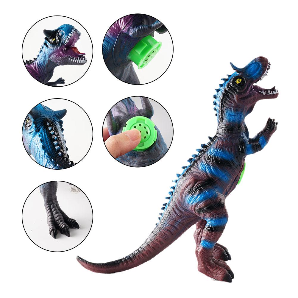 thumbnail image 4 of SGACAI Dinosaurio de juguete grande de goma suave de peluche, figuras de animales de juguete A7U7 √ξ, 4 of 7