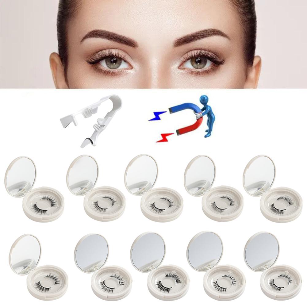 thumbnail image 2 of SGACAI Pestañas postizas magnéticas 3D con clip para maquillaje de pestañas naturales 1 par Z2E6, 2 of 7
