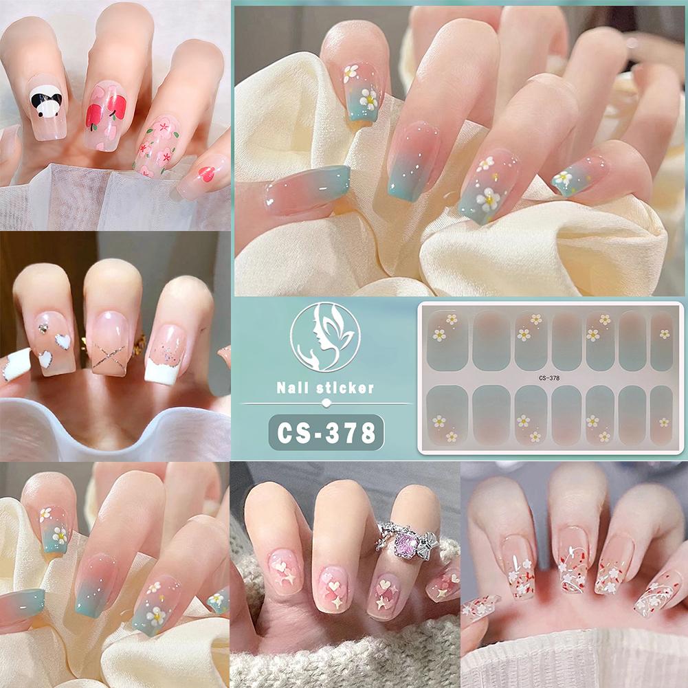 thumbnail image 3 of Wartleves Pegatinas para uñas de alta gama CS, estilo chino, resistentes al agua y duraderas, E3, 3 of 7