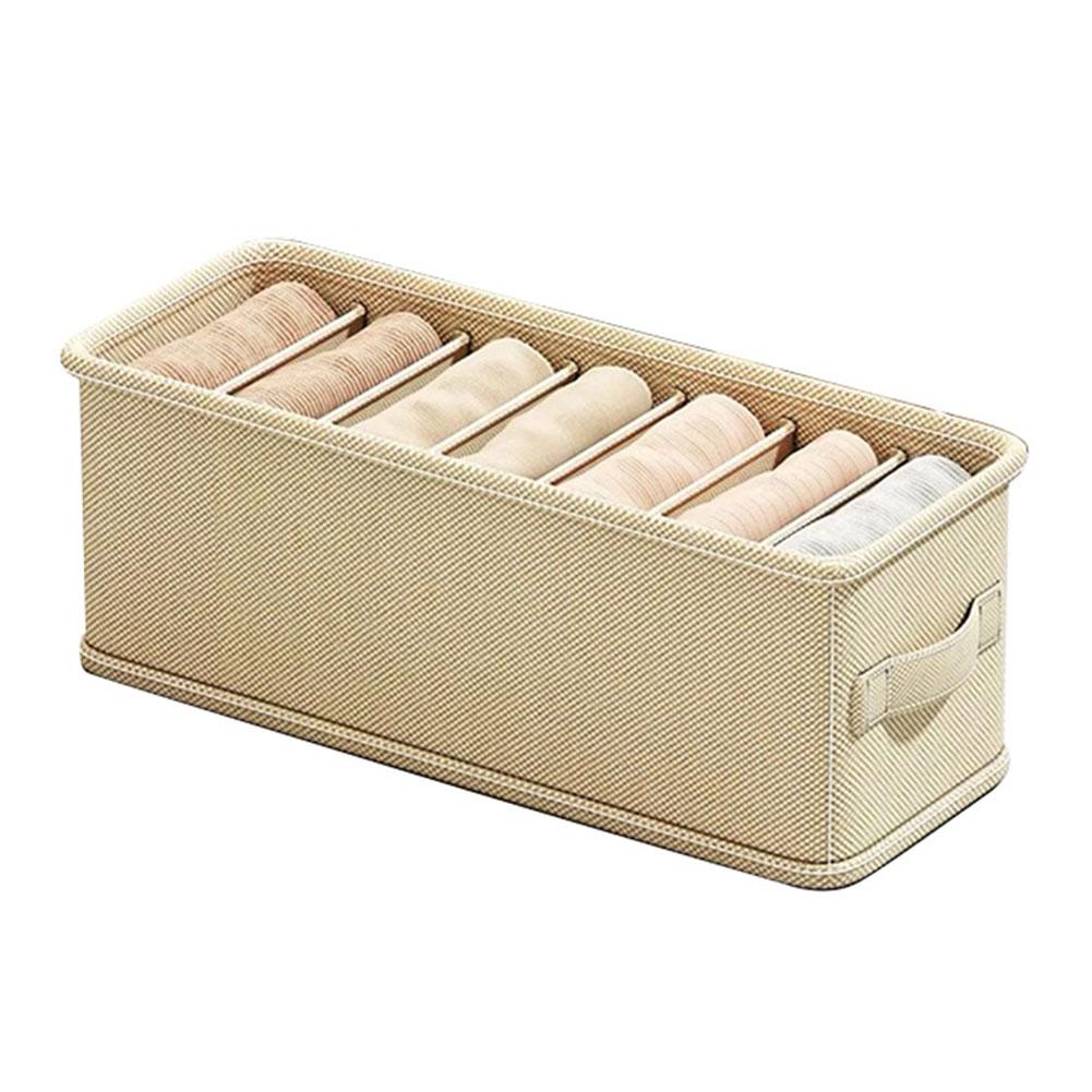 thumbnail image 4 of Wartleves Organizador de cajas de almacenamiento de ropa interior, divisores, armario plegable, calcetines, lencería↑, 4 of 7