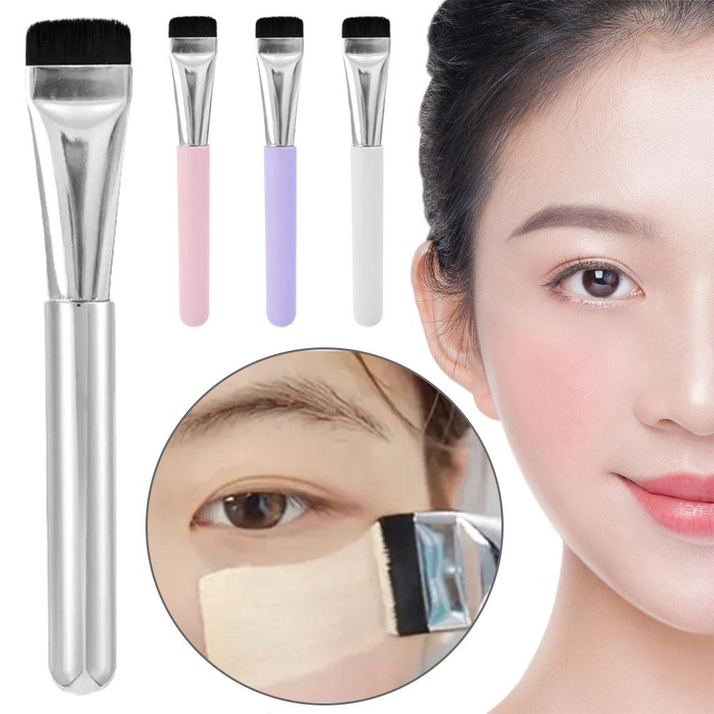 thumbnail image 4 of Ruifaya Brocha coreana ultrafina para base de maquillaje Brocha coreana para corrector y mascarilla Brocha de maquillaje DIY, 4 of 7