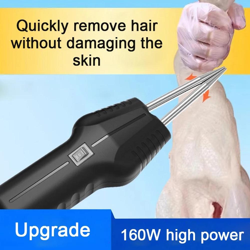 thumbnail image 3 of SGACAI Extractor de pelo de plumas de 160 W, de mano, para pollo, pato, ganso, U4, 3 of 7