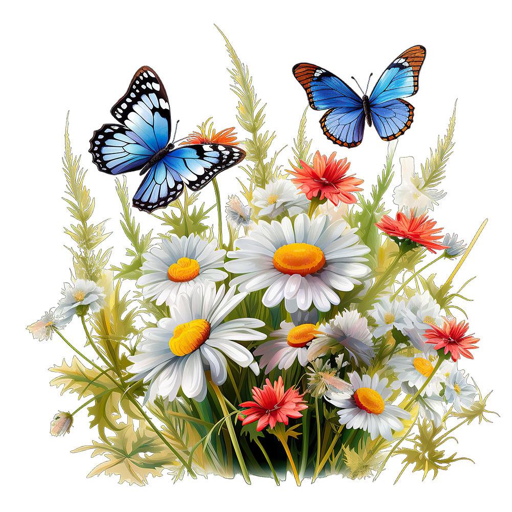 thumbnail image 5 of SGACAI Pegatinas para asiento de inodoro con diseño de mariposas y flores, calcomanías para tapa de inodoro, pegatinas extraíbles, 5 of 7