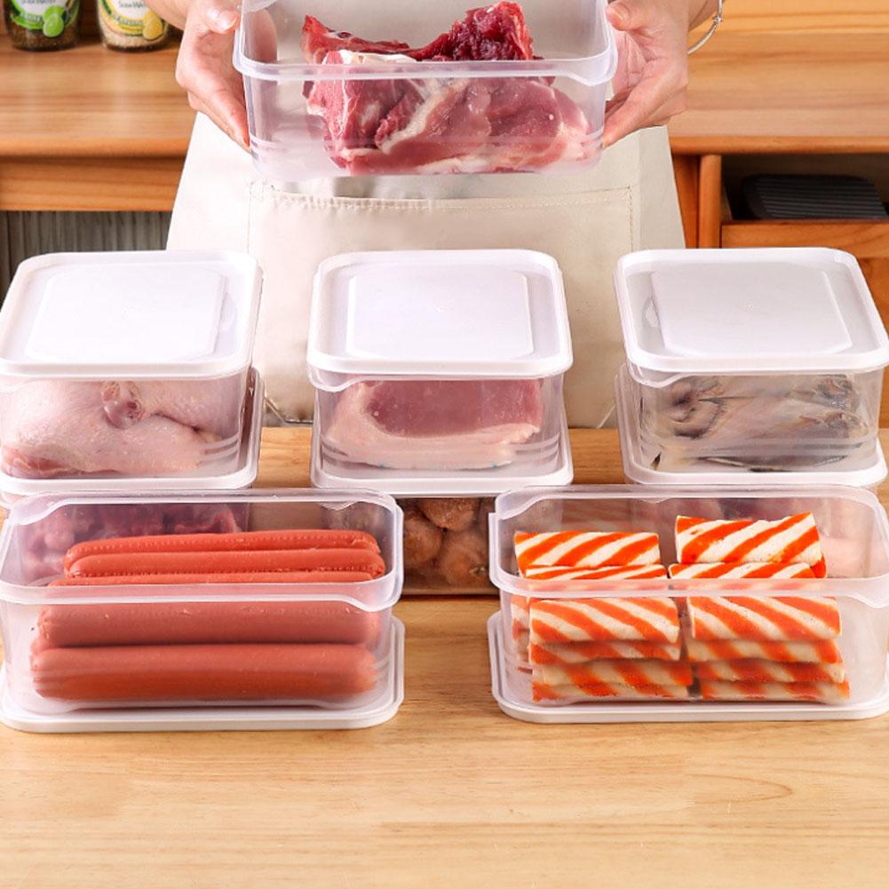 thumbnail image 3 of SGACAI Organizador transparente para frigorífico, caja de almacenamiento para armario, tapa con, 3 of 7