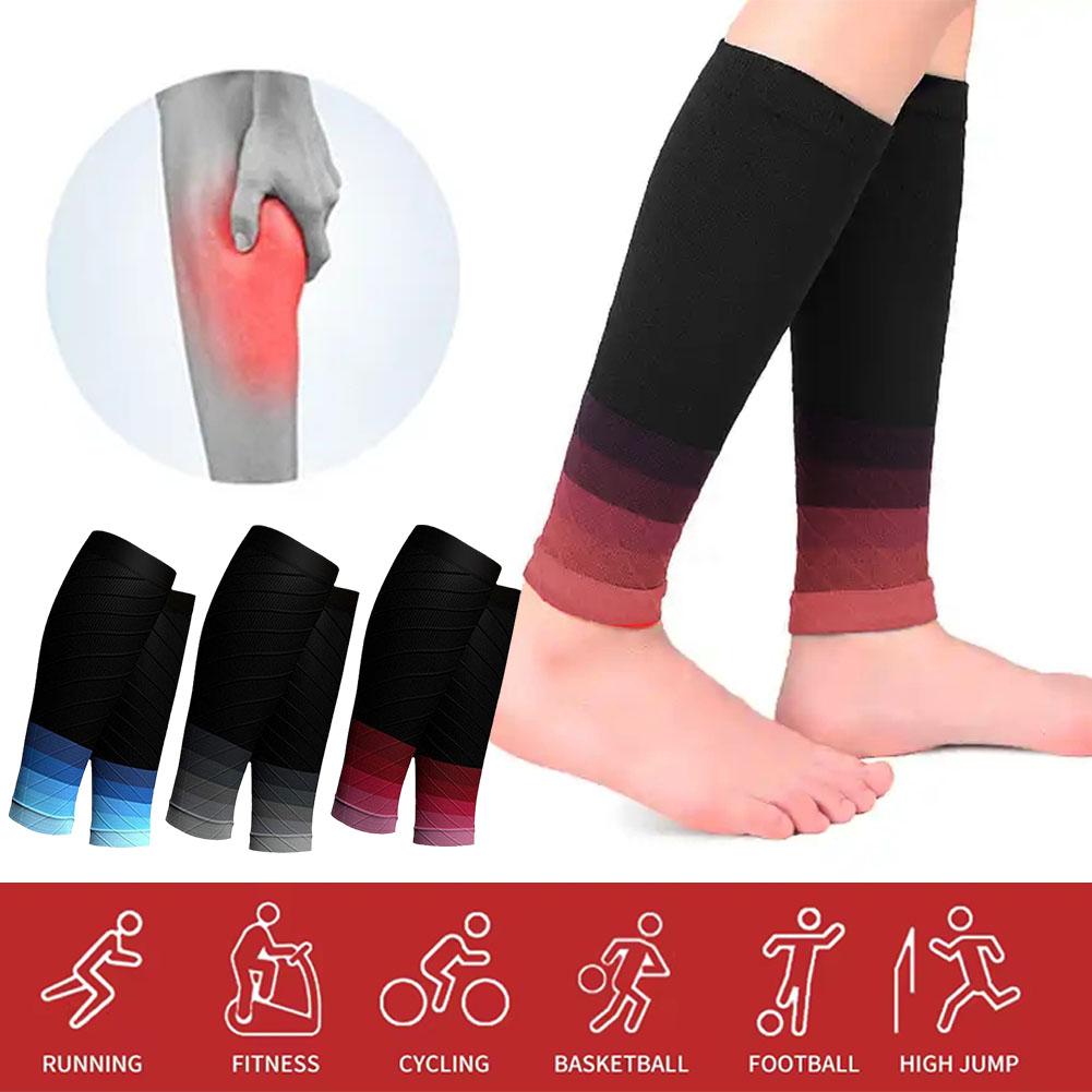 thumbnail image 2 of SGACAI 1 par de calcetines de compresión para pantorrillas, para hombres y mujeres, 2 of 7