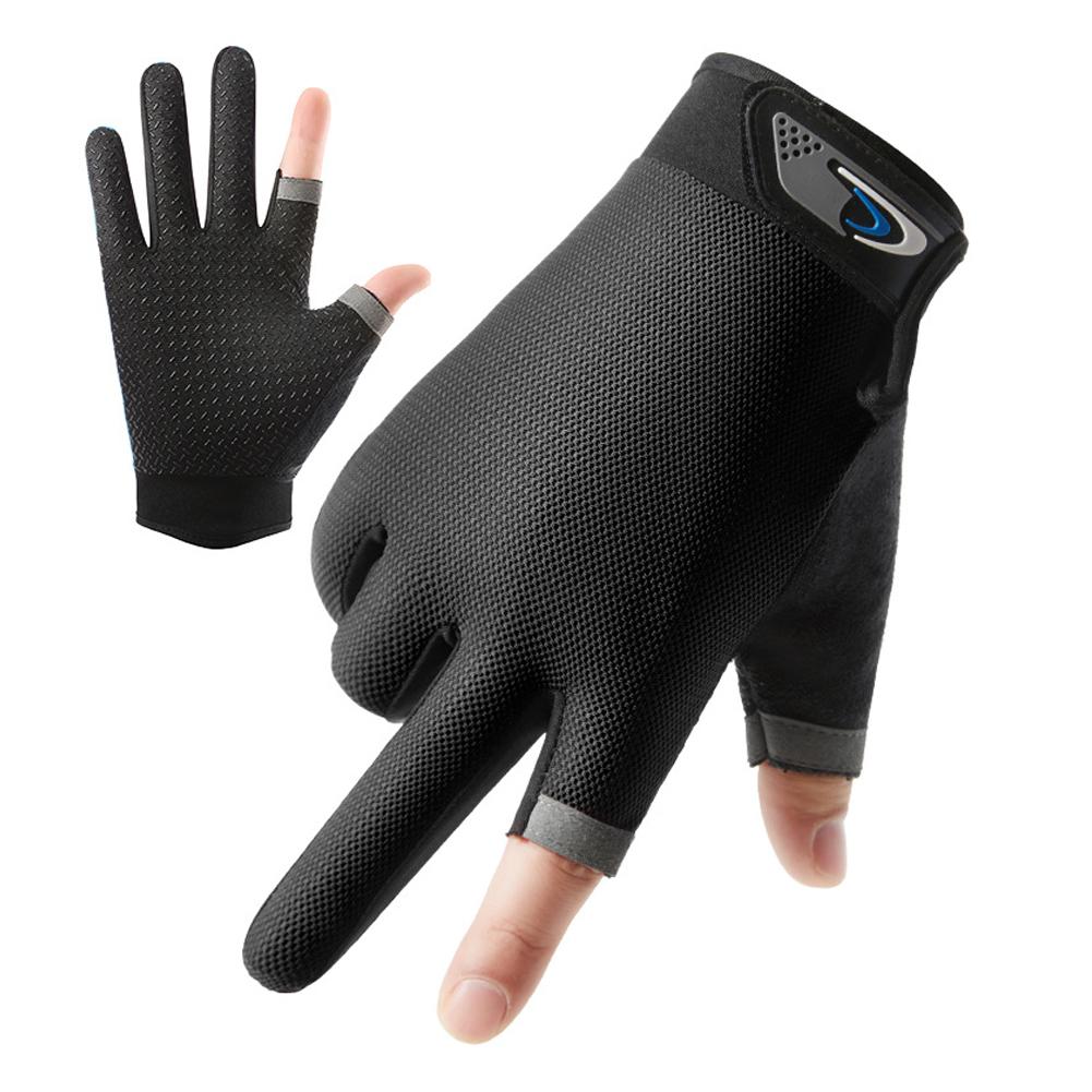 thumbnail image 4 of Wartleves Guantes para hombre y mujer, para fitness, deportes, pesca, ciclismo, pantalla táctil, para conducir, 4 of 7