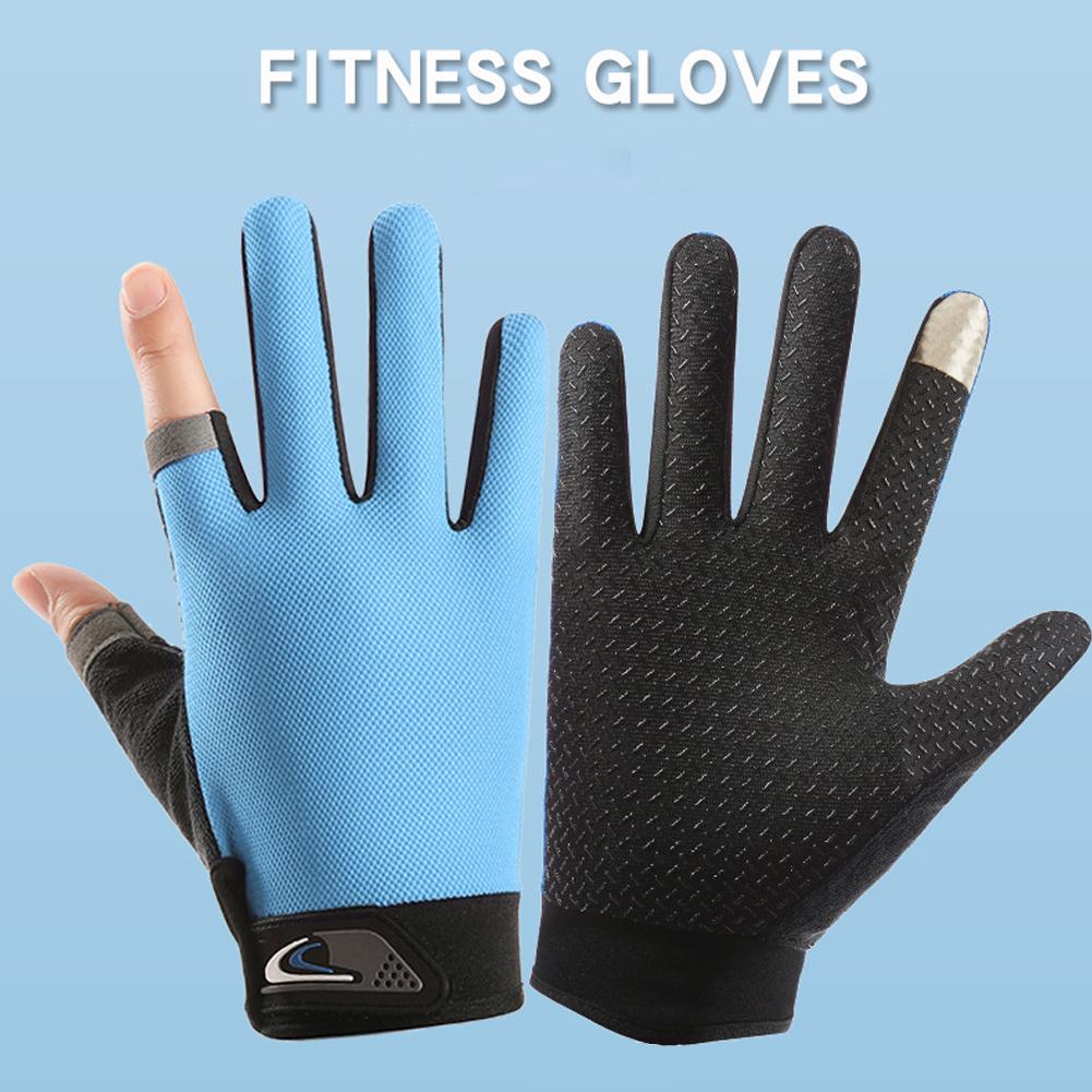 thumbnail image 2 of Wartleves Guantes para hombre y mujer, para fitness, deportes, pesca, ciclismo, pantalla táctil, para conducir, 2 of 7