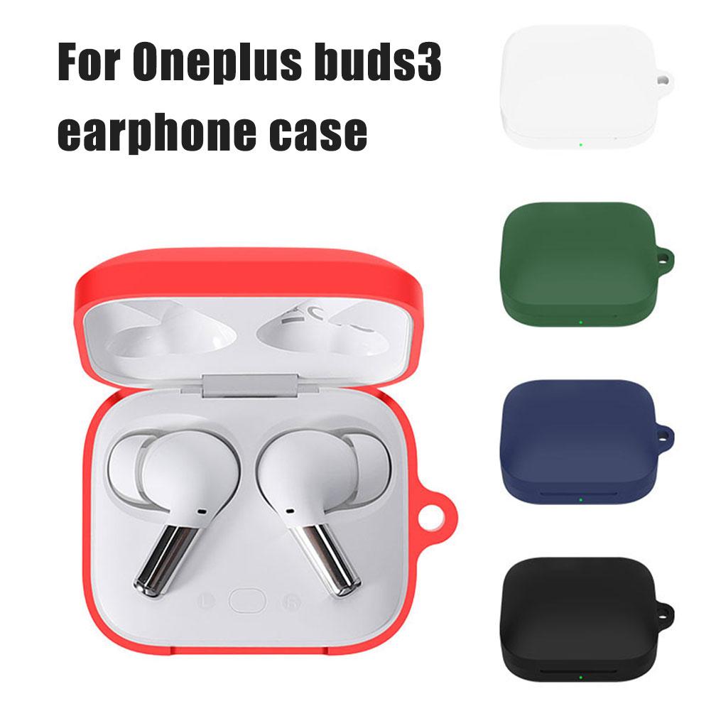 thumbnail image 2 of Wartleves Funda protectora de silicona para auriculares Bluetooth Oneplus Buds 3 EW F, 2 of 7