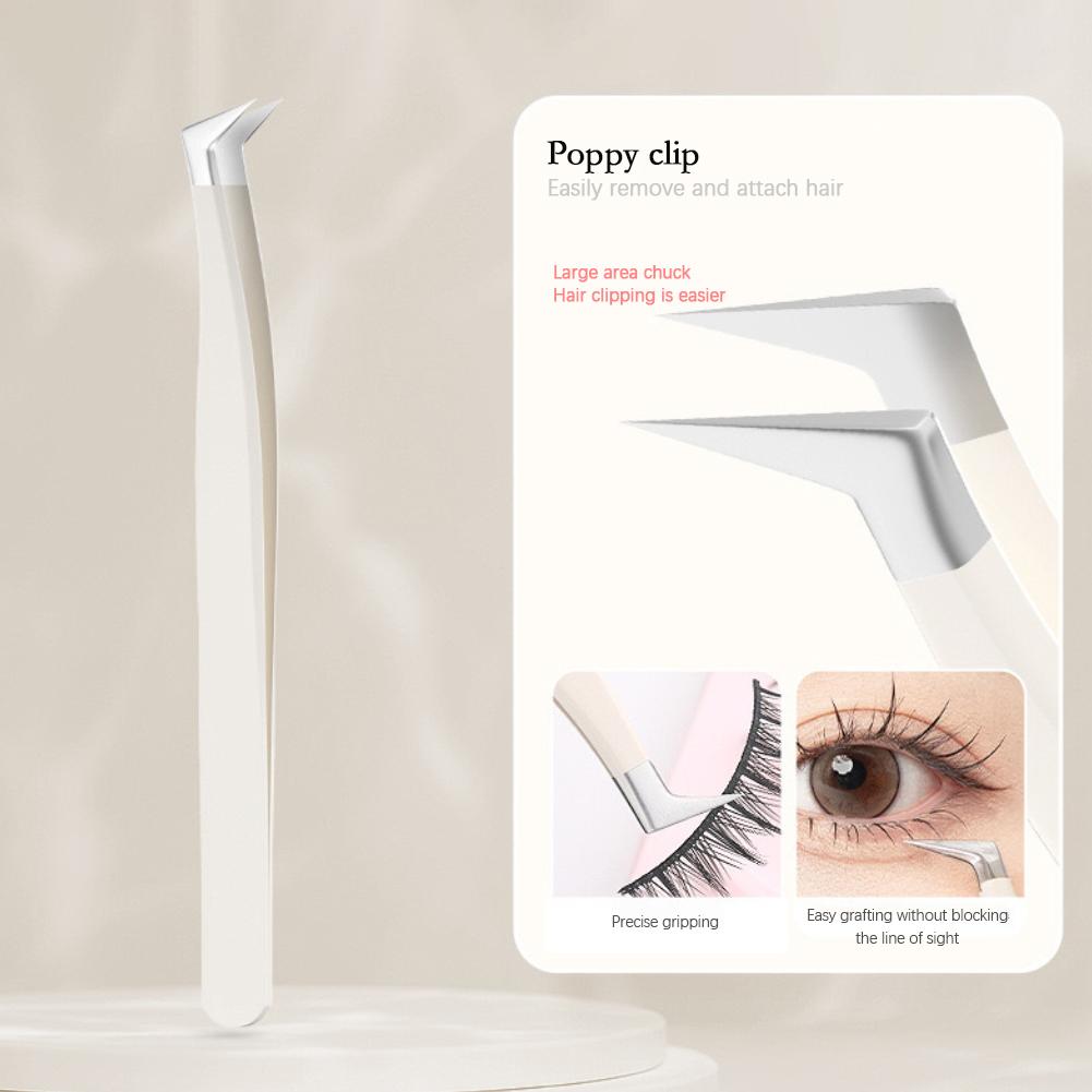 thumbnail image 4 of Ruifaya Pinzas para pestañas postizas Pinzas para injerto de pestañas Herramienta de alta precisión Belleza, 4 of 7