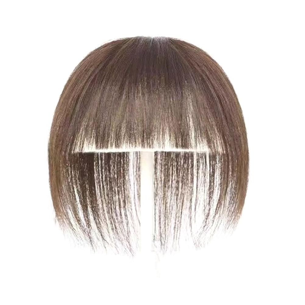 thumbnail image 4 of Ruifaya Peluquín con clip y flequillo para extensión de cabello fino, 4 of 7