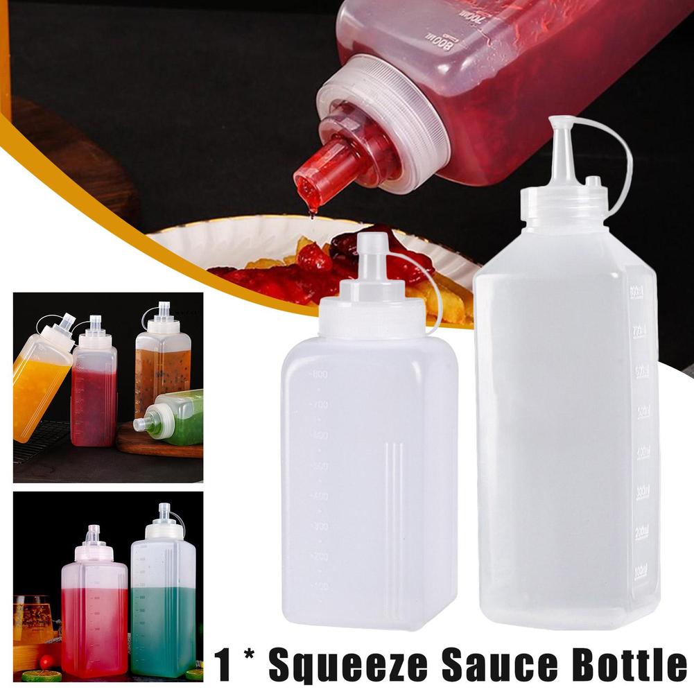 thumbnail image 2 of Ruifaya Botella exprimible para salsa de tomate, leche condensada, 800 ml/1000 ml, 2 of 7