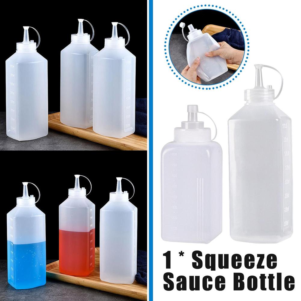 thumbnail image 3 of Ruifaya Botella exprimible para salsa de tomate, leche condensada, 800 ml/1000 ml, 3 of 7