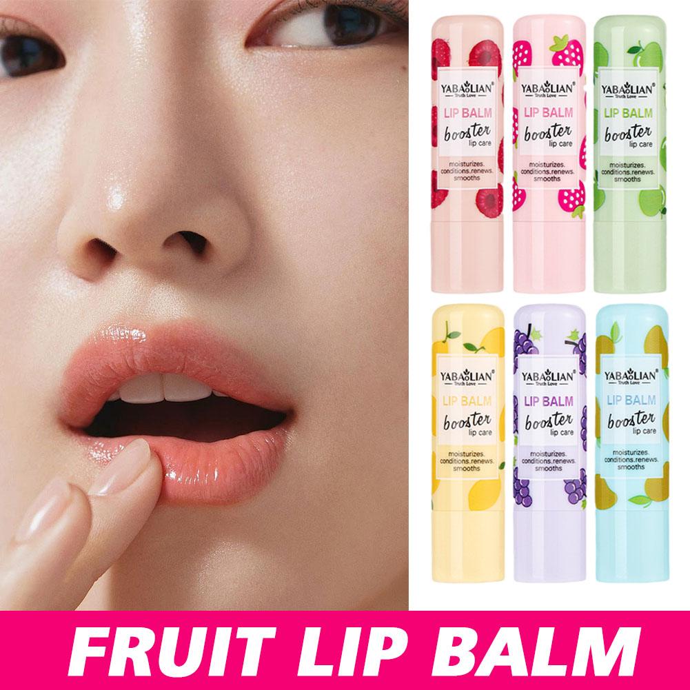 thumbnail image 2 of SGACAI Bálsamo labial de frutas, bálsamo labial hidratante para el cuidado de los labios, bálsamo labial nutritivo de larga duración, bálsamo labial hidratante, juego de bálsamo labial con sabor a, 2 of 7