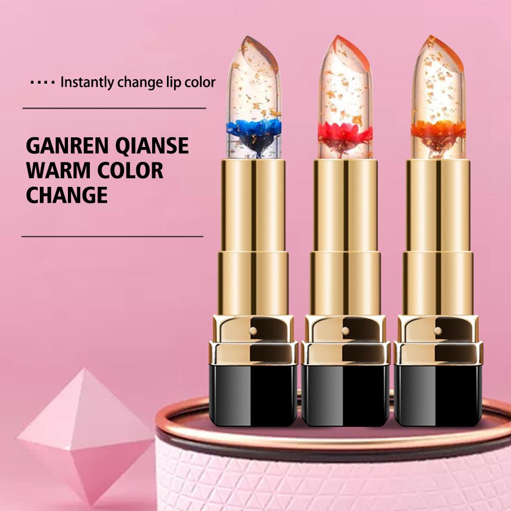 thumbnail image 4 of SGACAI Lápiz labial hidratante de larga duración con gelatina de flores Cambio de temperatura en 2024, 4 of 7