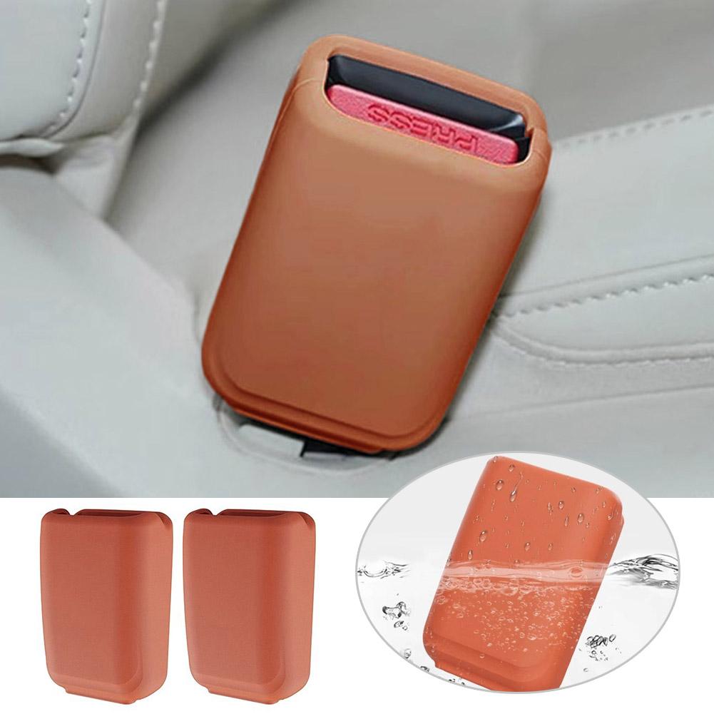 thumbnail image 3 of Ruifaya Para Li Lixiang L7 L8 L9 Funda protectora de hebilla de cinturón de seguridad de silicona anticolisión para coche,, 3 of 7