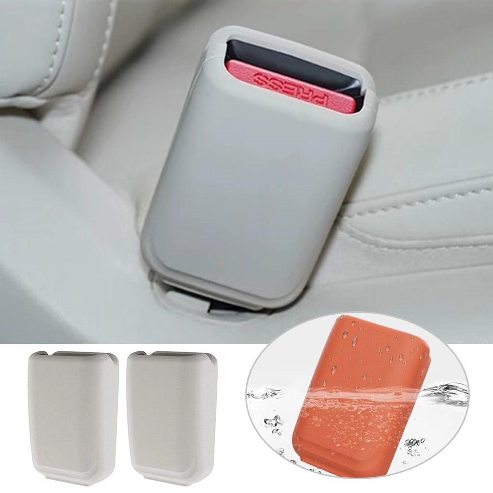 thumbnail image 2 of Ruifaya Para Li Lixiang L7 L8 L9 Funda protectora de hebilla de cinturón de seguridad de silicona anticolisión para coche,, 2 of 7