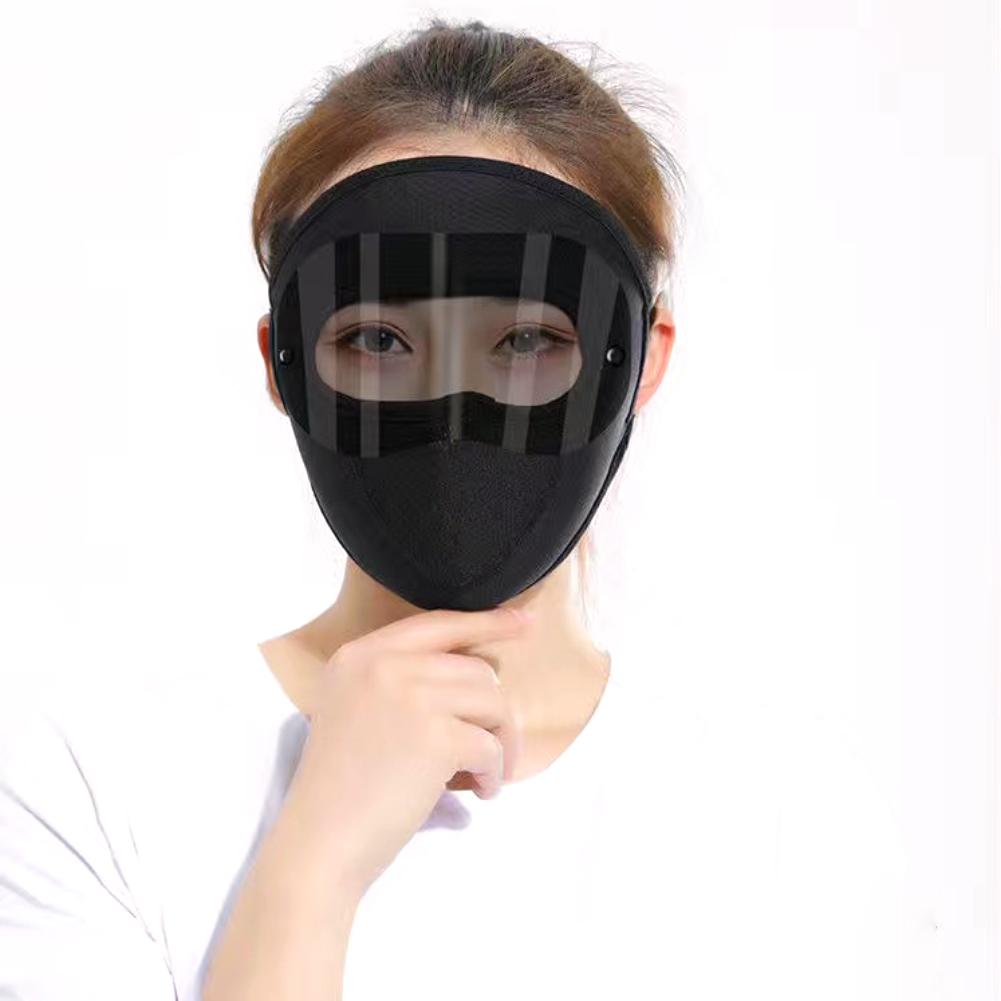 thumbnail image 5 of Wartleves Máscara de protección solar para ciclismo con gafas y orificios para respirar que protege contra los rayos UV, 5 of 7