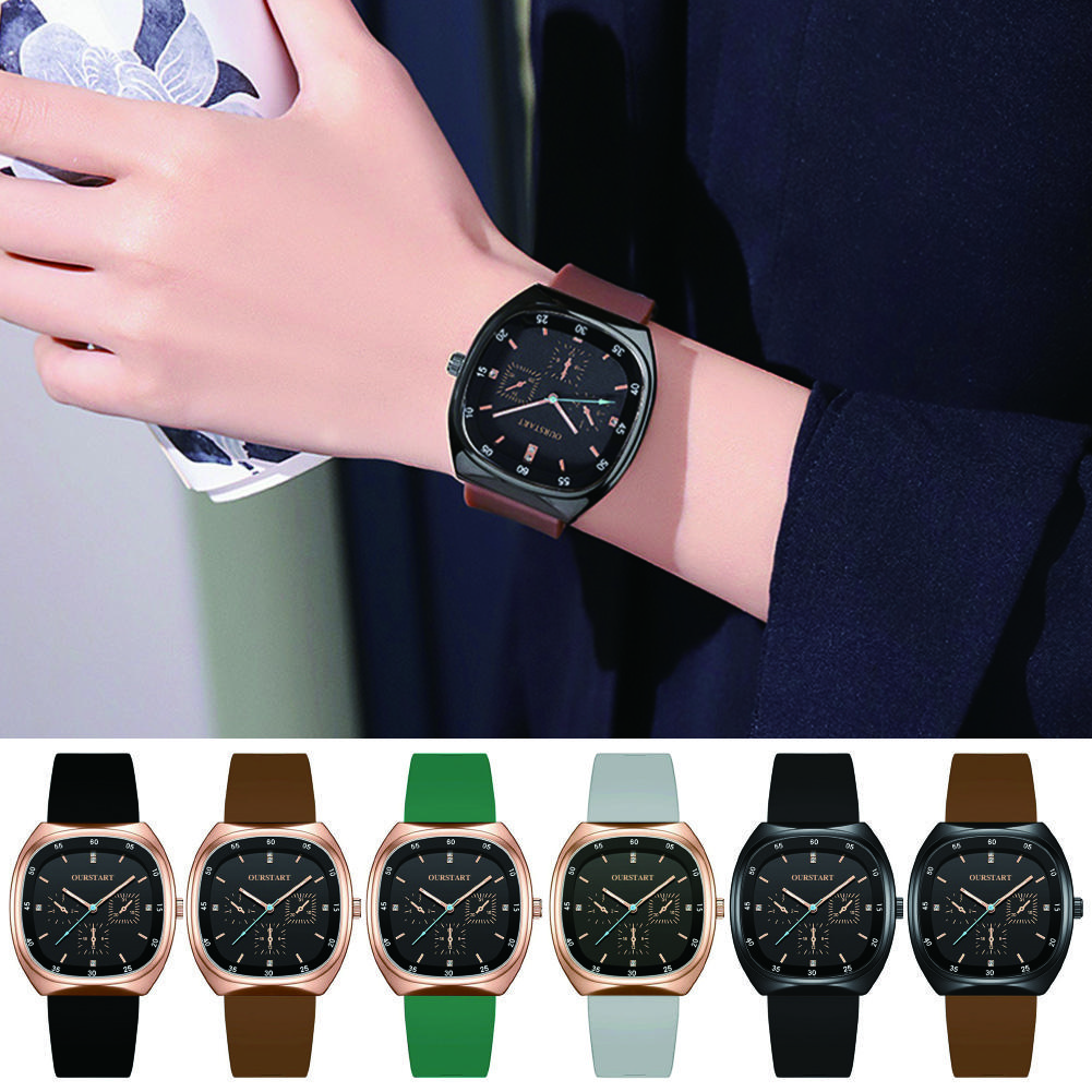 thumbnail image 2 of Ruifaya Relojes casuales unisex con correa de silicona, relojes de moda✨s G2N5 R9E5, 2 of 7