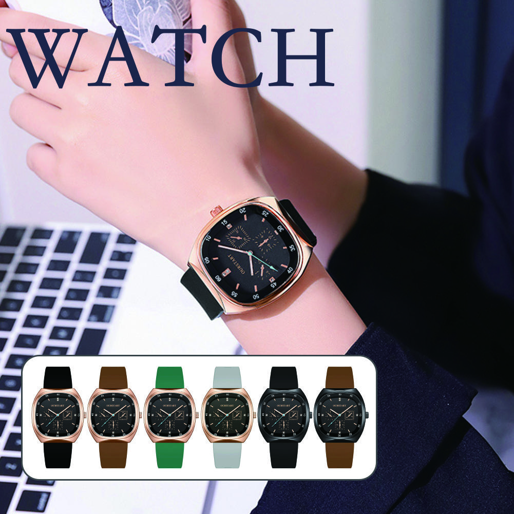 thumbnail image 3 of Ruifaya Relojes casuales unisex con correa de silicona, relojes de moda✨s G2N5 R9E5, 3 of 7