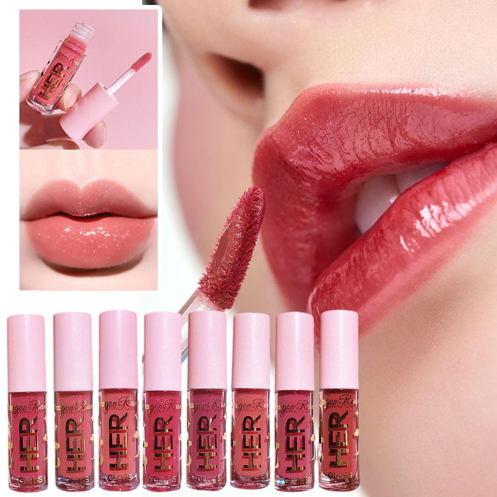 thumbnail image 3 of Ruifaya Esmalte de labios Agua Esmalte de labios Espejo de lápiz labial Esmalte de labios Brillo de labios Multicolor^ζ, 3 of 7