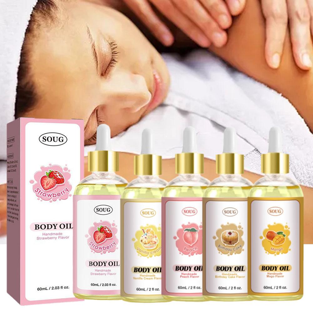 thumbnail image 3 of Wartleves Aceite de jugo corporal, 2 oz Aceite de jugo corporal de fresa R7G9 жй, 3 of 7