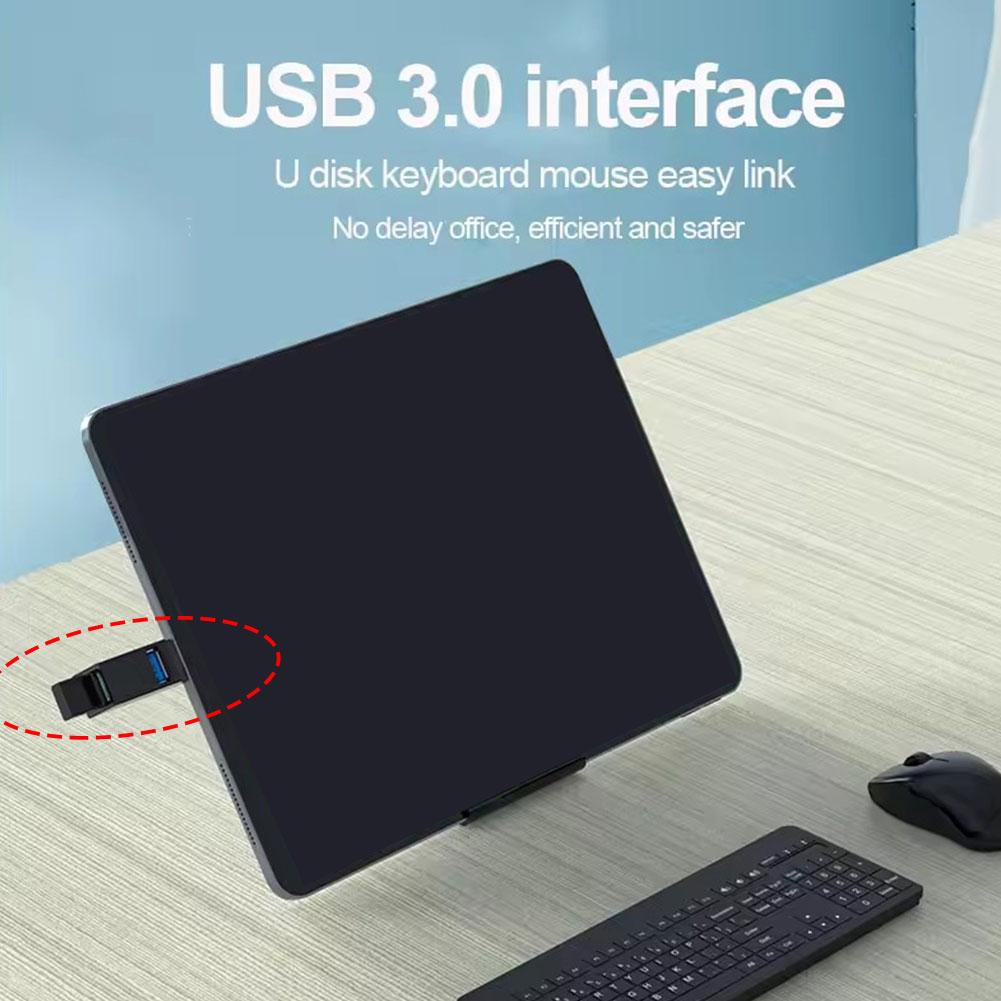 thumbnail image 2 of Wartleves Concentrador divisor de múltiples interfaces USB 2.0 3.0 tipo C, 2 of 7