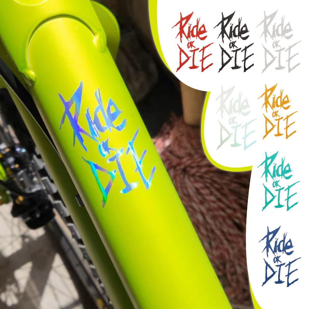 thumbnail image 3 of SGACAI Adhesivo para cuadro de bicicleta Ride Or Die, adhesivo para tubo de bicicleta, decorativo, S4, nuevo, B9W8, bueno, 3 of 7